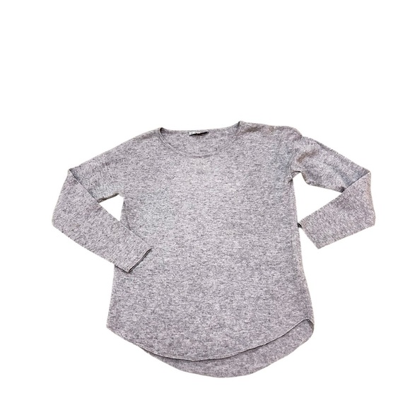 The Cashmere Project Gray scoop Neck 100% cashmere lightweight Sweater sz large - Picture 4 of 9